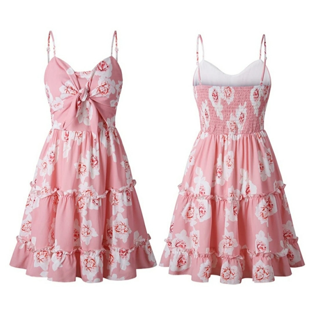 Brand new pink floral dress size xl